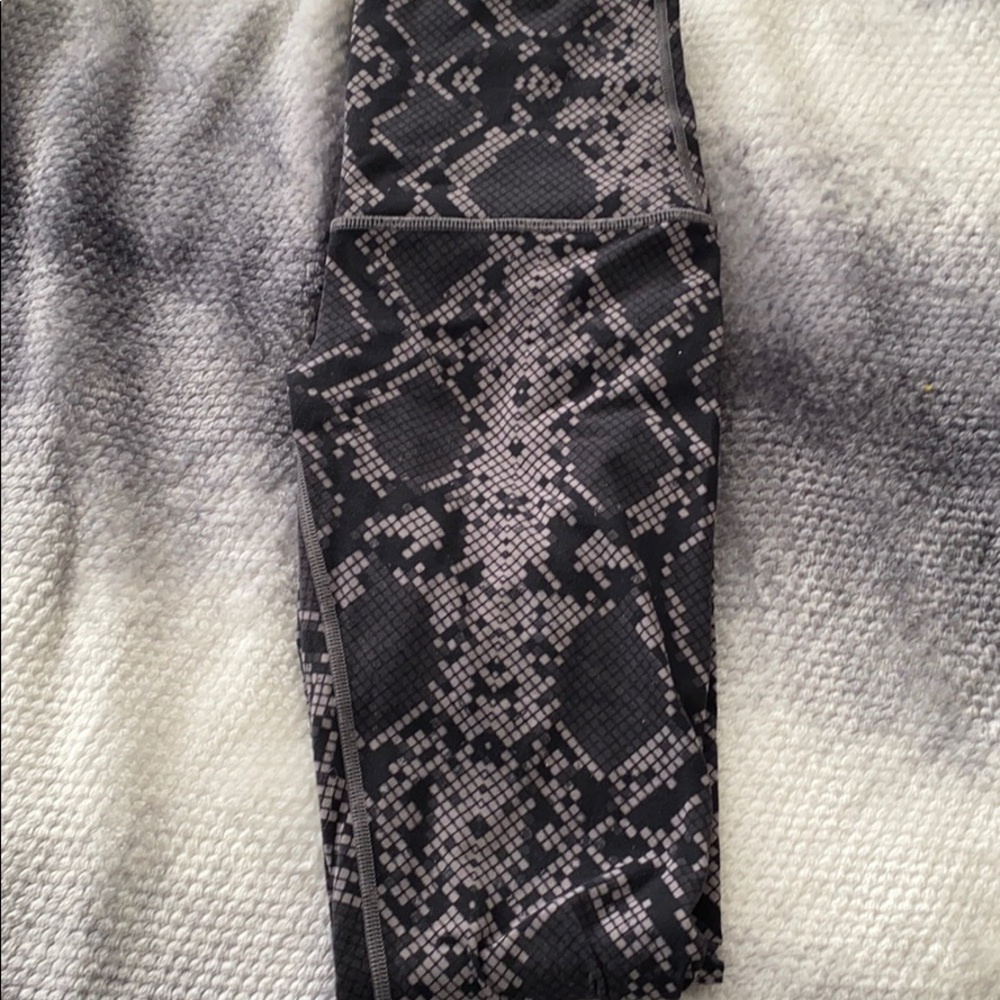 Snake print LuLu Lemon Pants